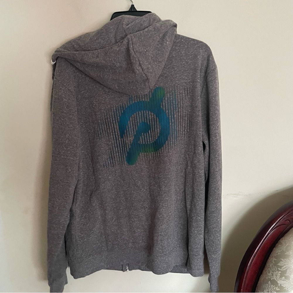 NWT Peloton Vintage Fleece Full Zip Hoodie Fleece Heather Grey Men’s Size L